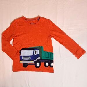 Mini Boden Tee Boys 6-7 Y Lift the Flap Dump Truck Sprout Dog Duck Applique
